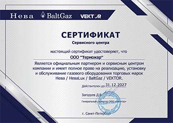 авторизованный сервисный центр Нева, НеваLux, BaltGaz, Vektor